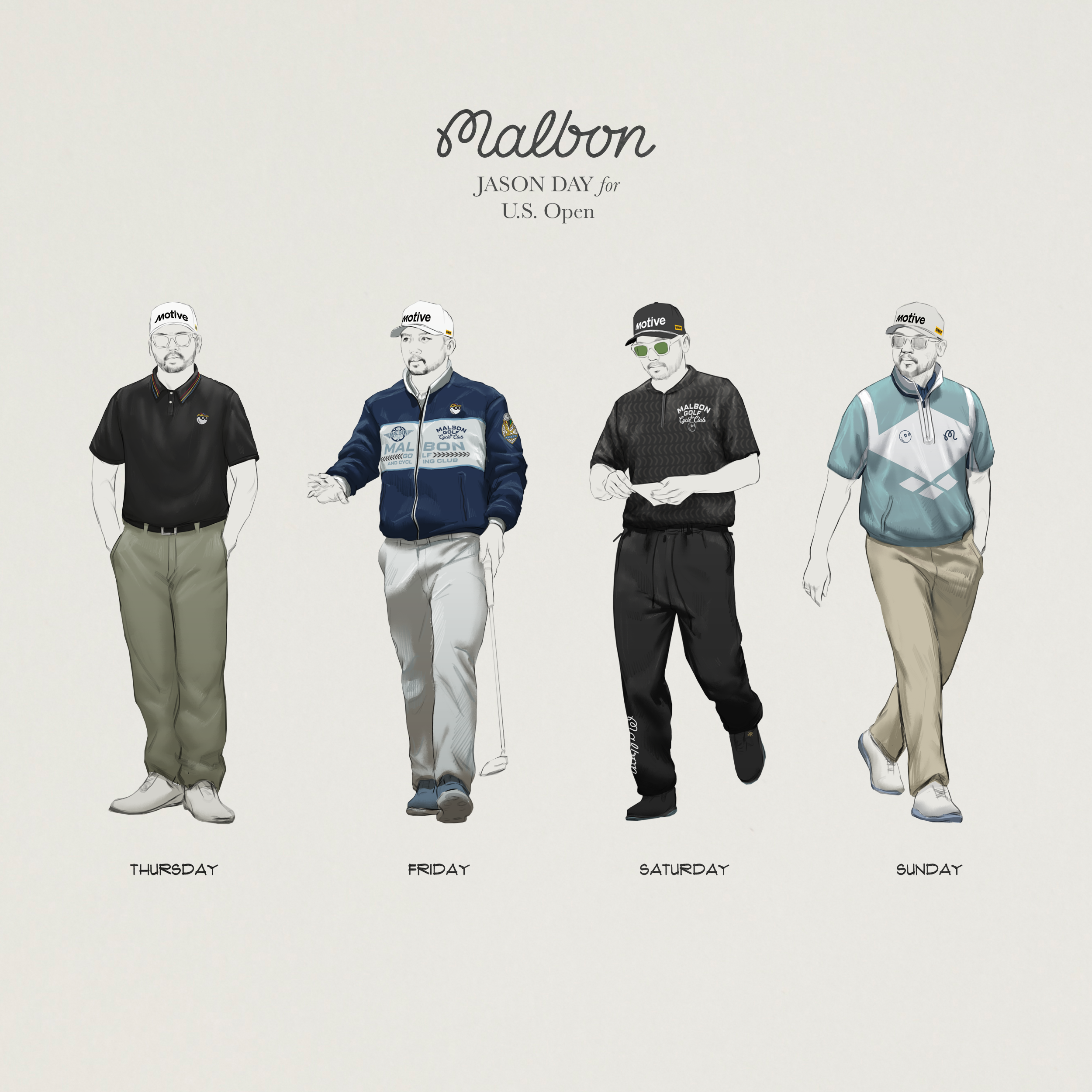 Jason Day Scripting for U.S Open 2024 – Malbon Golf