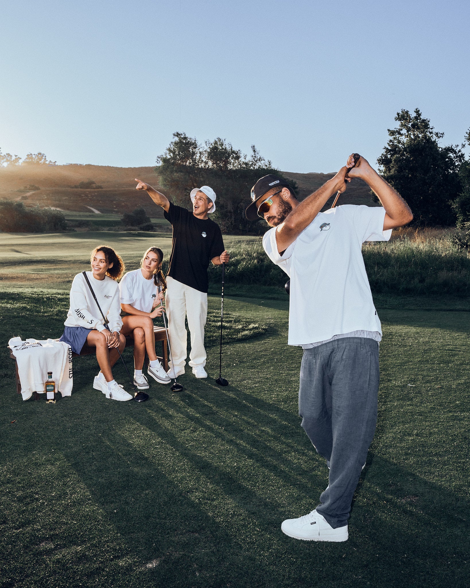 【MALBON GOLF】 [JeJu Exclusive] Dying Artwork Piste Malbon Golf Jeju Flagship Store Jeju exclusive collection