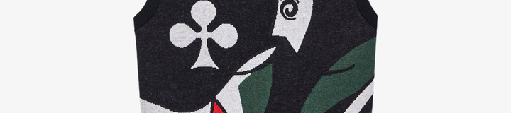 PRESERVE GRAPHIC JACQUARD SWEATER VEST