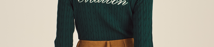 PRESERVE POINT COLLAR KNIT