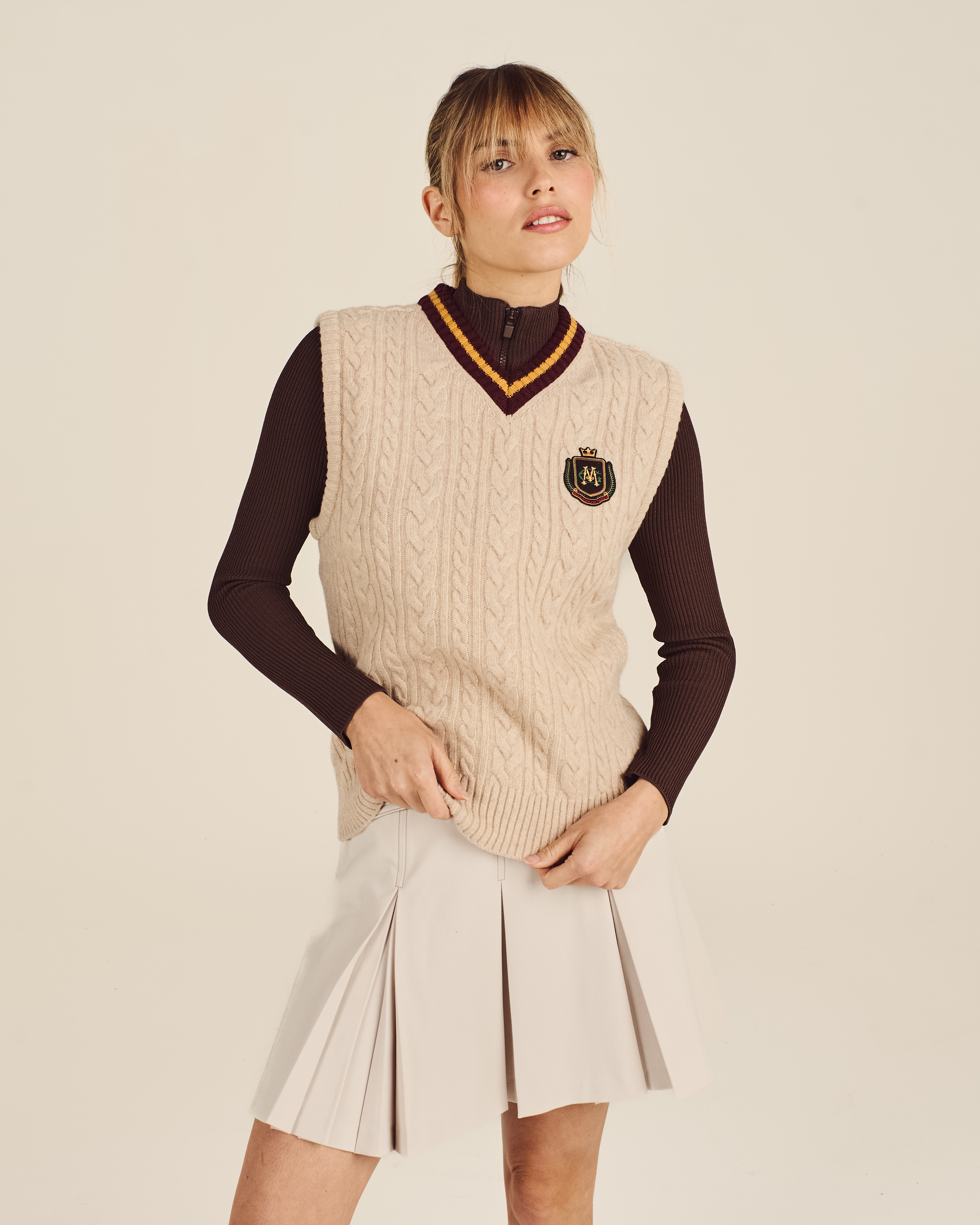 malbon FREYA SWEATER VEST マルボン FREYA SWEATER VEST – Malbon Golf