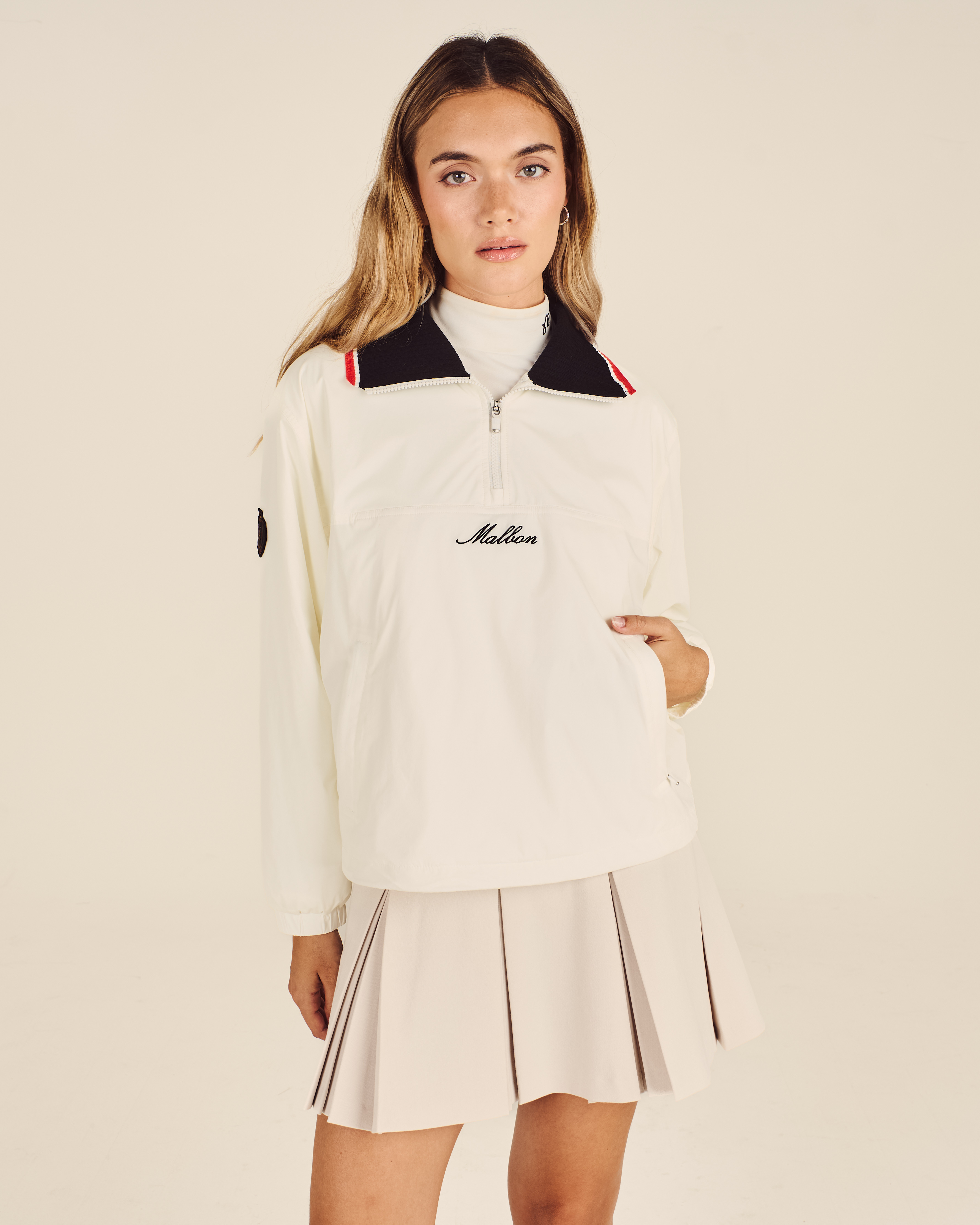 PRESERVE WIDE COLLAR ANORAK – Malbon Golf