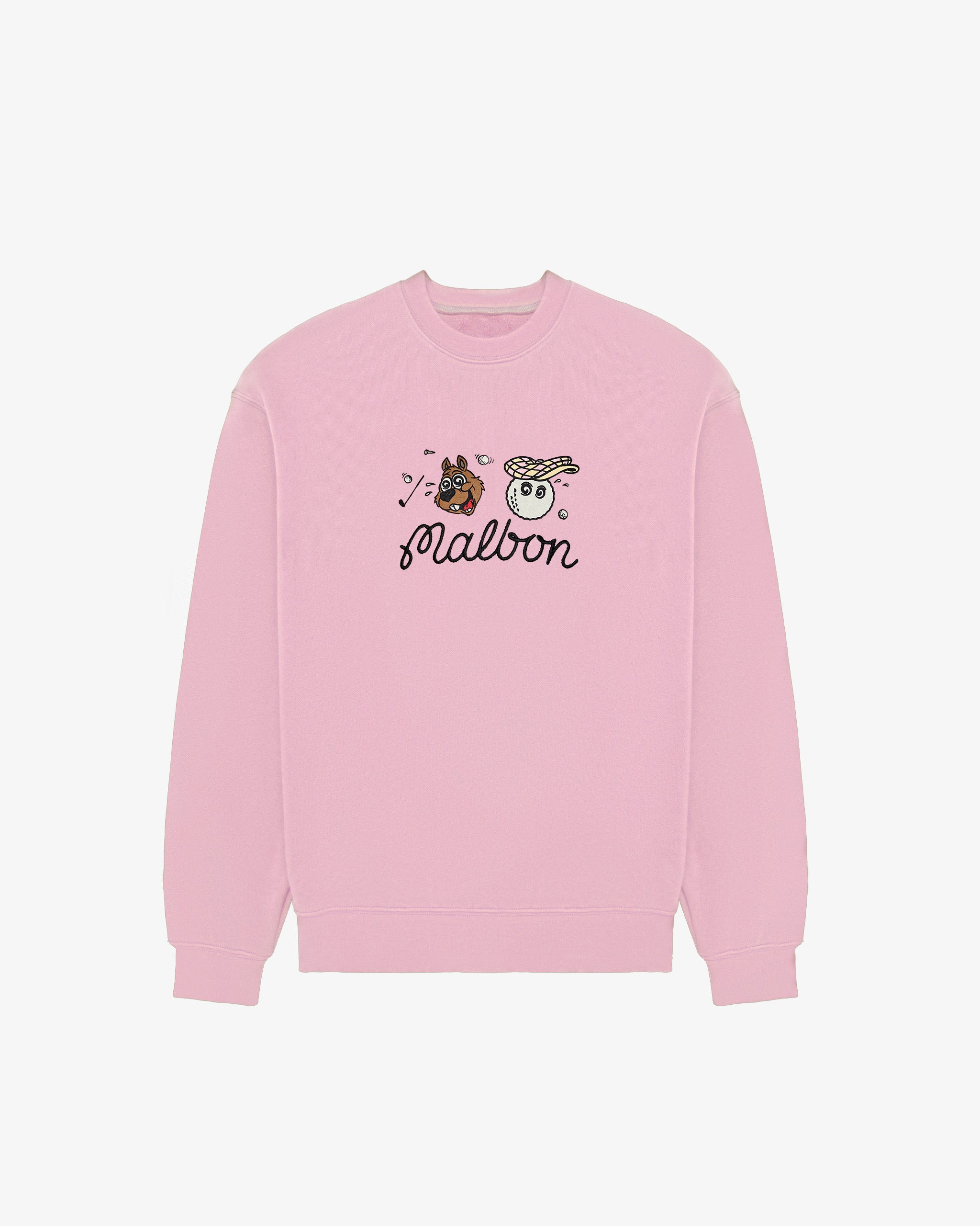 Tシャツ・カットソー Malbon Golf Malbon Bucket Basic Pique T-Shirt PINK MAN M4121 Genuine Malbon Golf Bucket Applique Pique Short Sleeve T