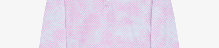 ADIDAS GIRLS LONG SLEEVE PRINTED POLO