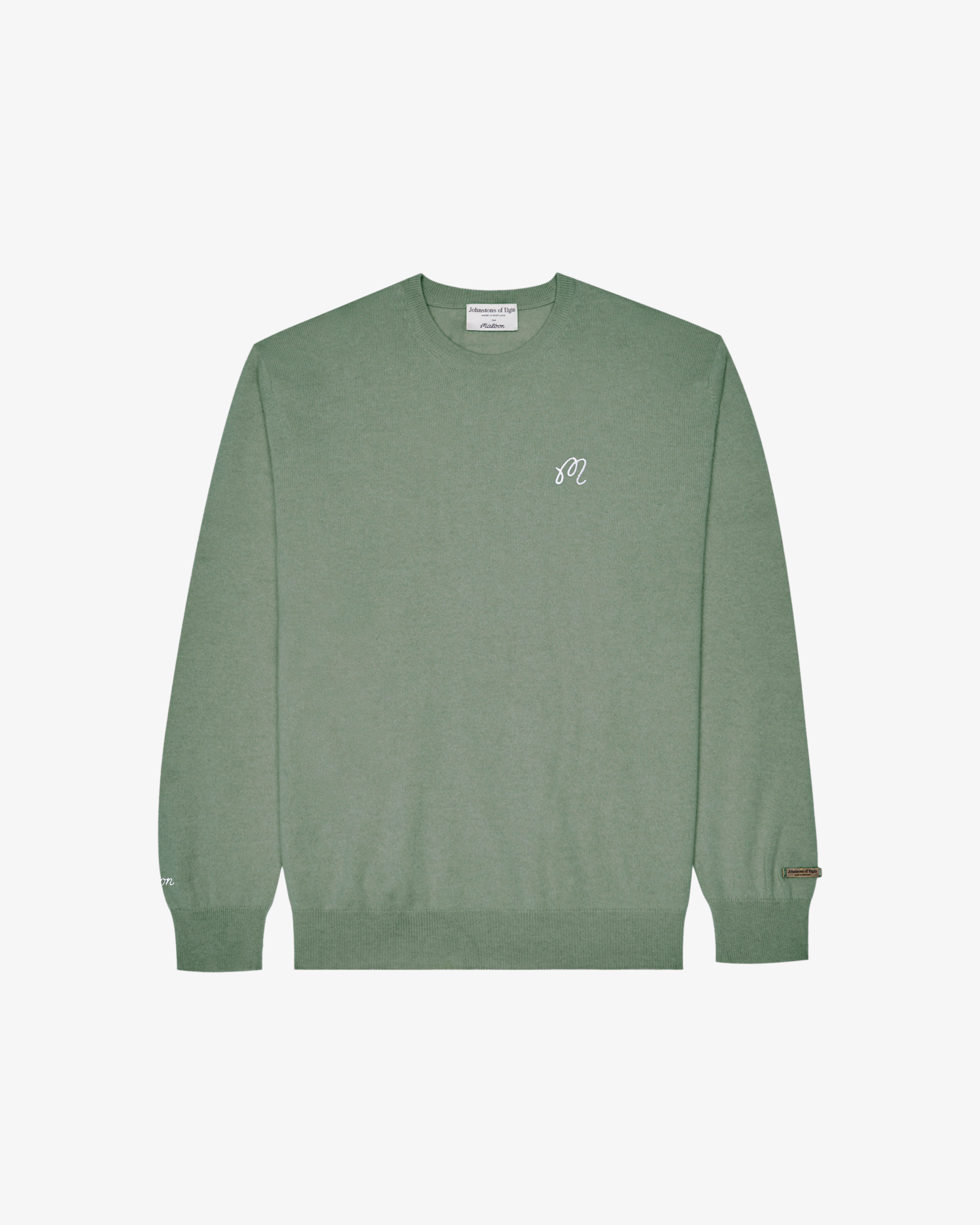 JOHNSTONS CASHMERE CREWNECK SWEATER – Malbon Golf