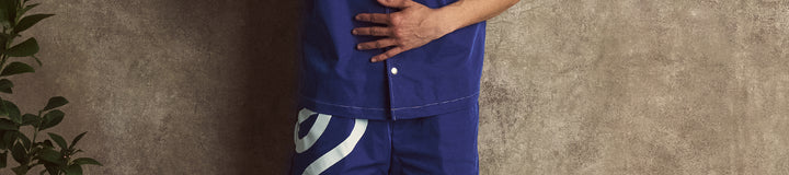 MENTON NYLON CAMP COLLAR SHIRT