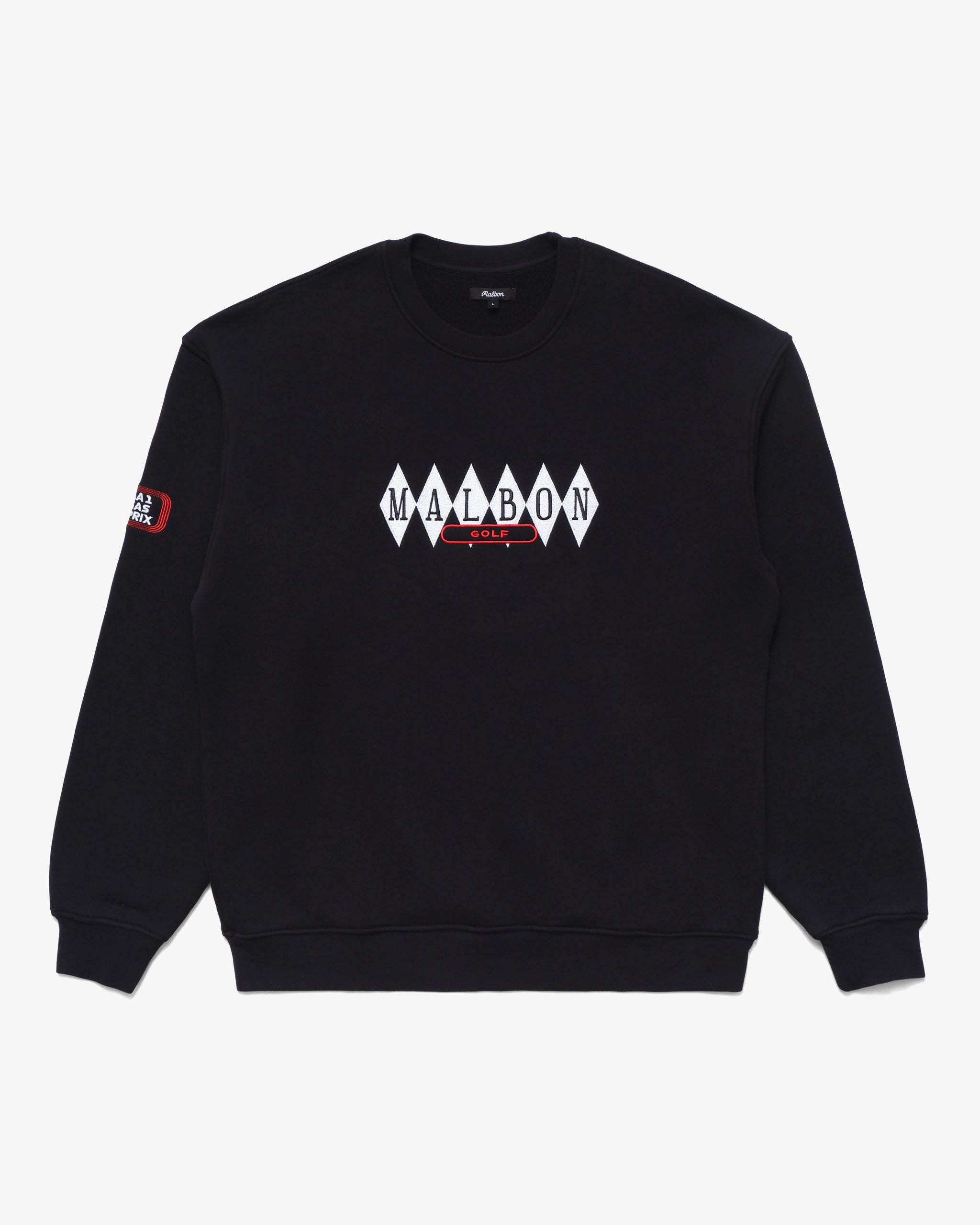 MALBON X F1 SPOKES CREWNECK – Malbon Golf