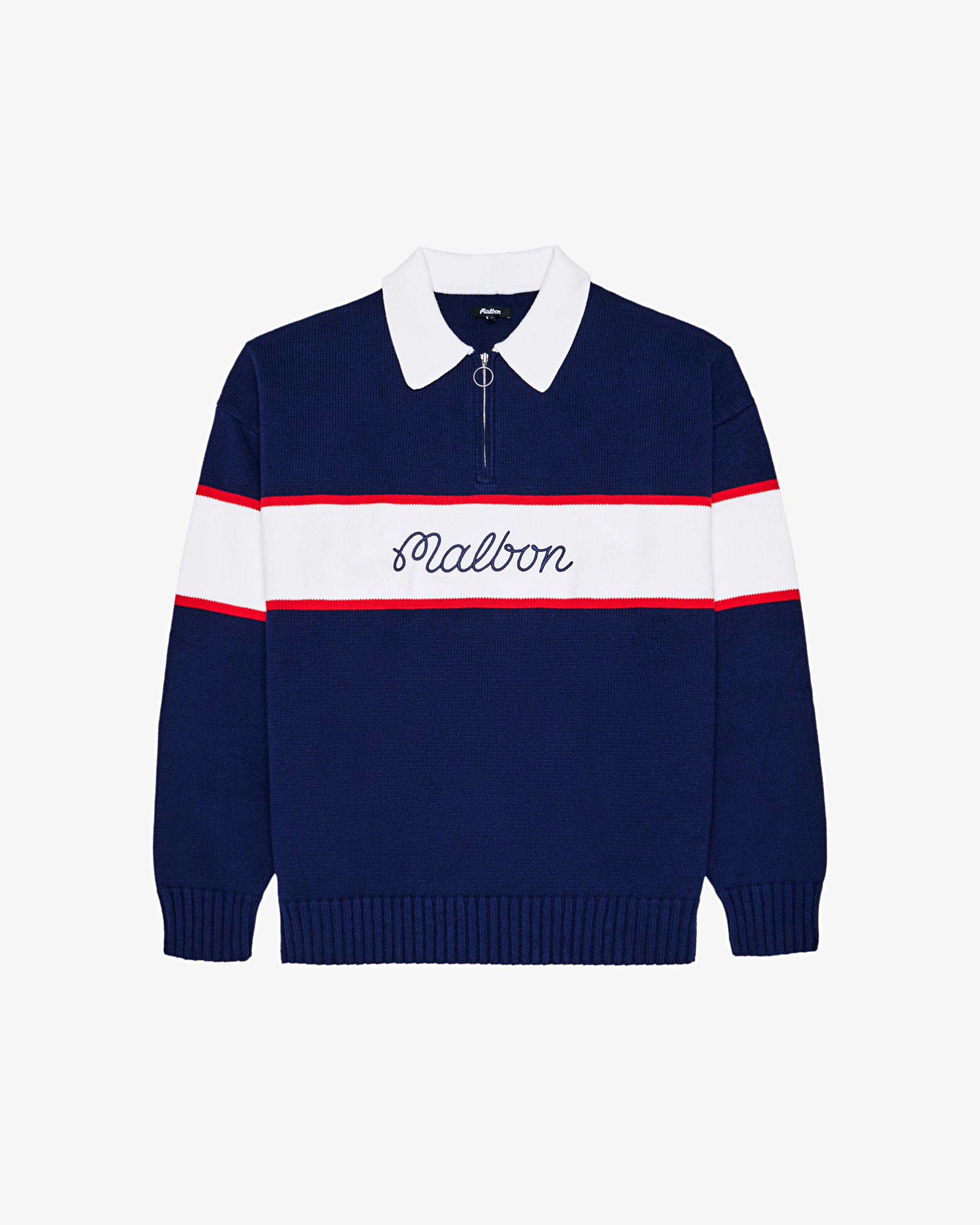 BENNETT KNIT POLO SWEATER – Malbon Golf BENNETT KNIT POLO SWEATER – Malbon Golf