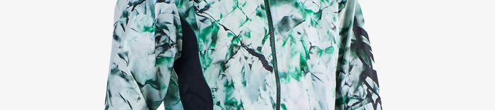 FUTURA CRACKLE CAMO RAIN JACKET