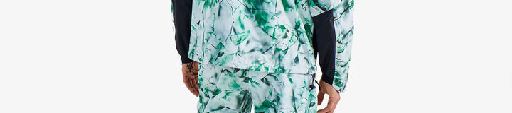 FUTURA CRACKLE CAMO RAIN JACKET