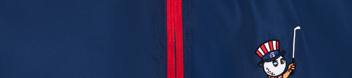 EAGLE BUCKETS NYLON QUARTER ZIP WINDBREAKER