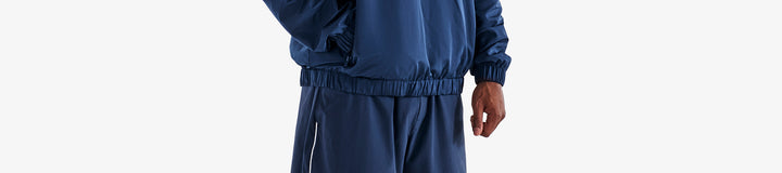 EAGLE BUCKETS NYLON QUARTER ZIP WINDBREAKER