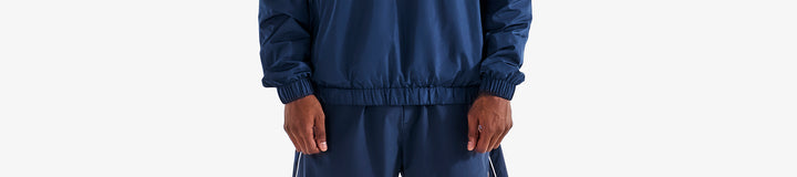 EAGLE BUCKETS NYLON QUARTER ZIP WINDBREAKER