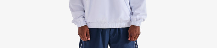 EAGLE BUCKETS NYLON QUARTER ZIP WINDBREAKER