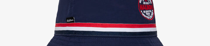 IN GOLF WE TRUST NYLON BUCKET HAT