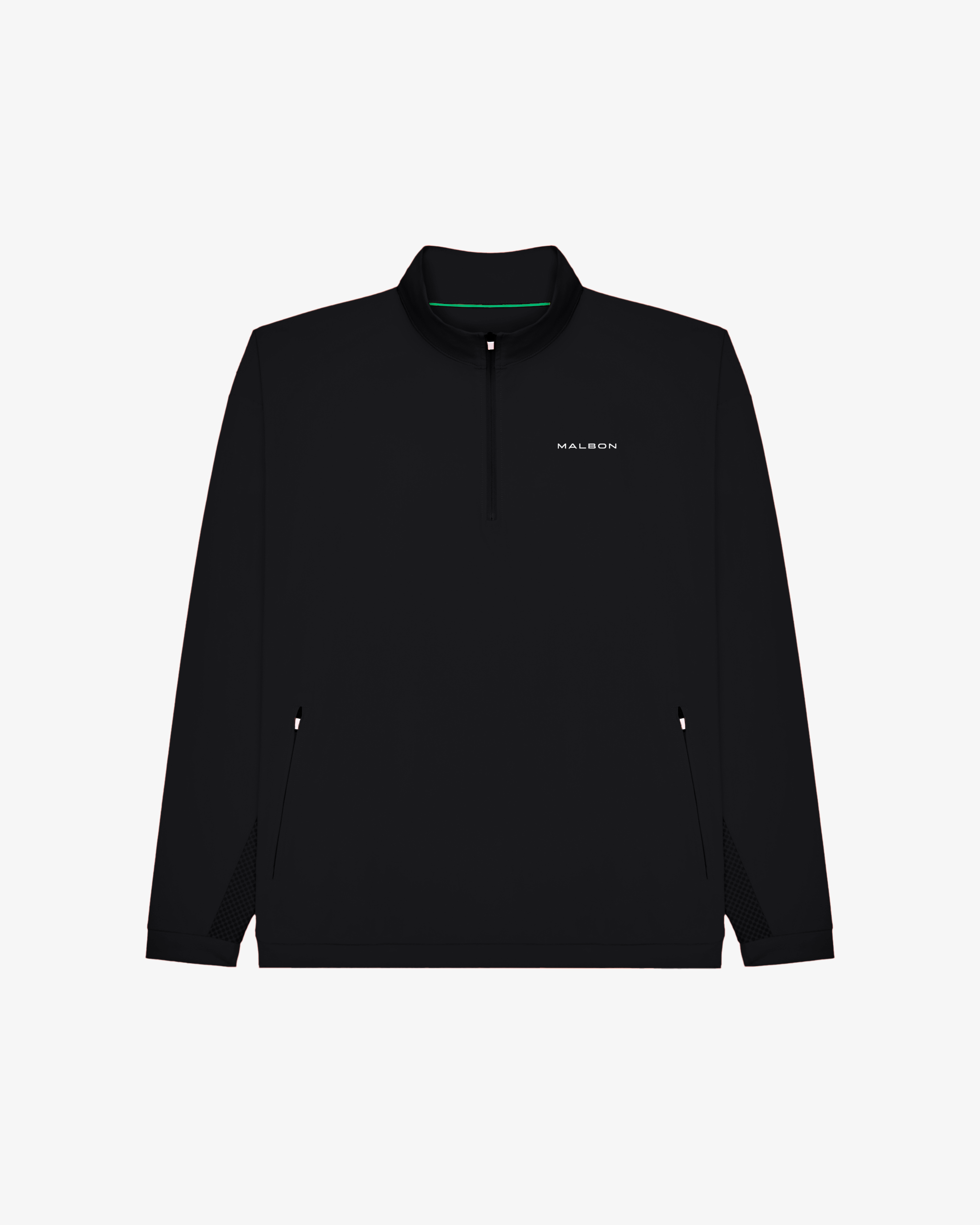 PERFORMANCE QUARTER ZIP SHELL PULLOVER – Malbon PERFORMANCE QUARTER ZIP SHELL PULLOVER – Malbon