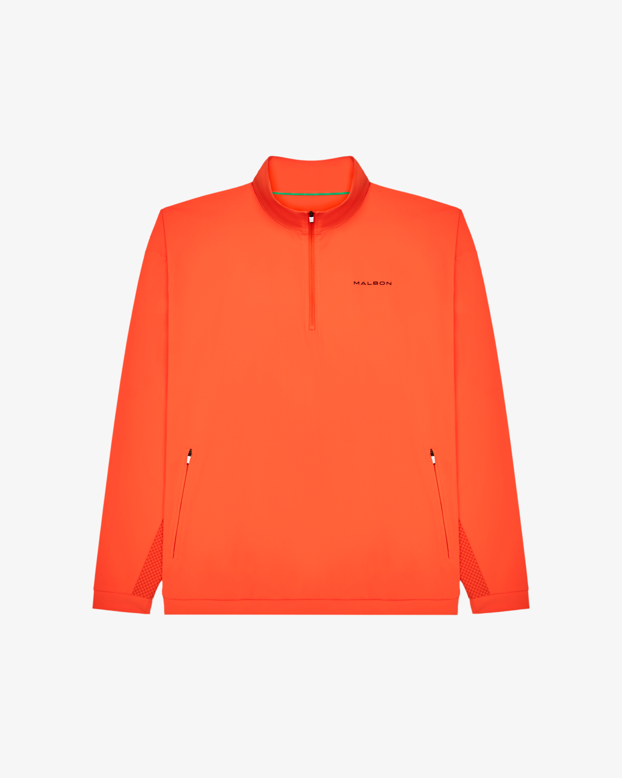 PERFORMANCE QUARTER ZIP SHELL PULLOVER – Malbon PERFORMANCE QUARTER ZIP SHELL PULLOVER – Malbon