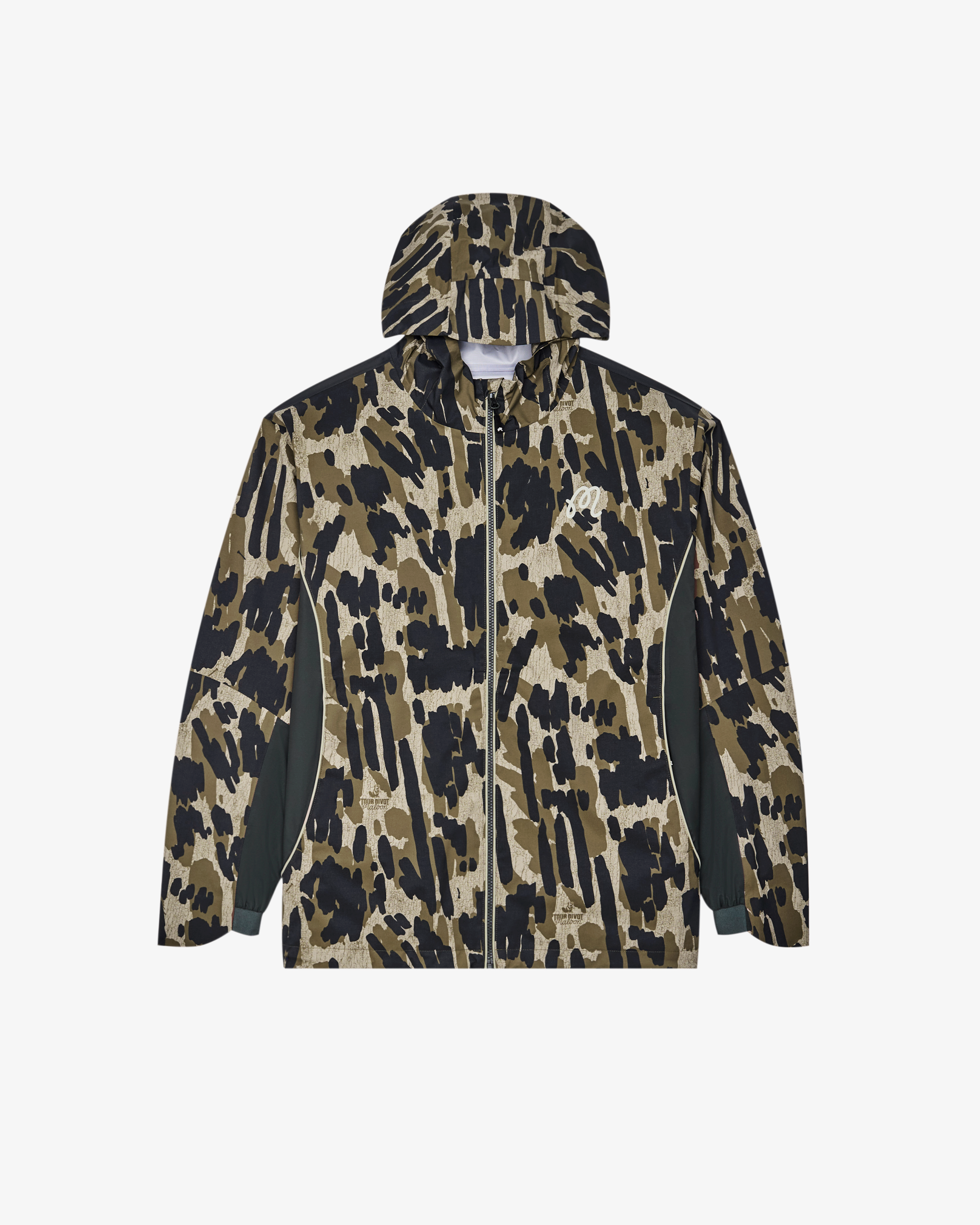 TOUR DIVOT CAMO RAIN JACKET – Malbon TOUR DIVOT CAMO RAIN JACKET – Malbon