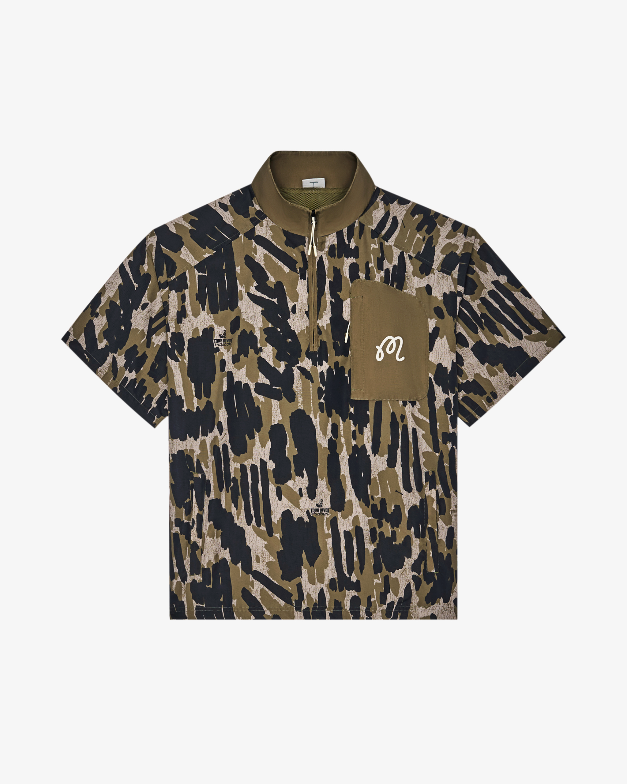 TOUR DIVOT CAMO WINDSHIRT – Malbon Golf