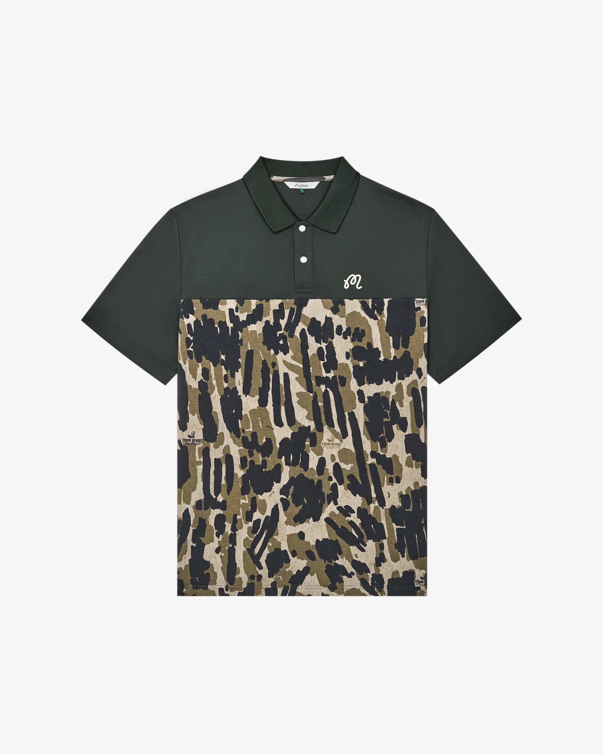 L Malbon CLUBHAUS Tour Polo マルボン クラブハウス TOUR DIVOT CAMO POLO – Malbon