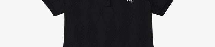 MALBON X ADIDAS WOMEN'S ULTIMATE 365 DIAMOND JACQUARD POLO