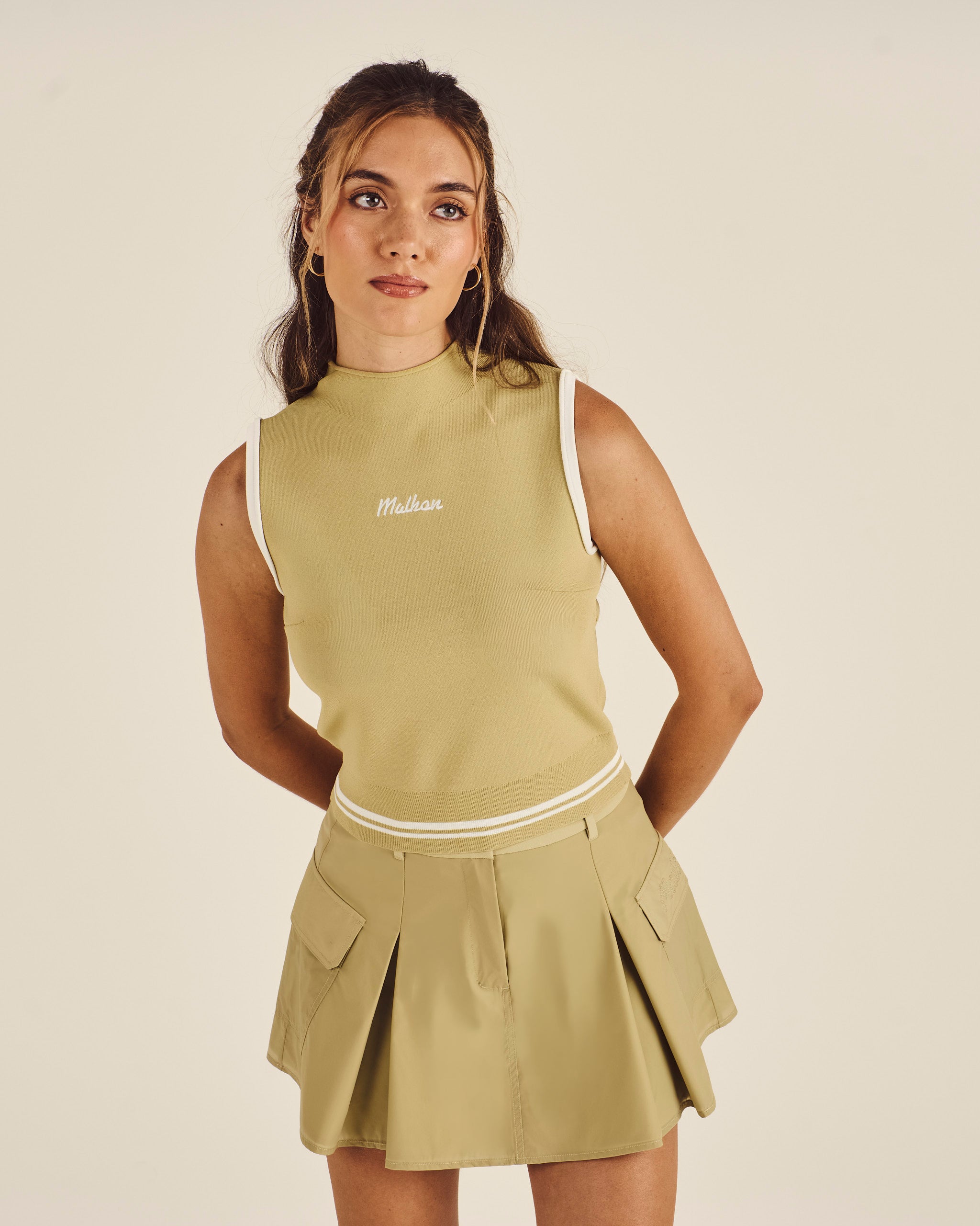 KARA MOCKNECK VEST – Malbon