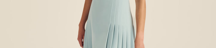 GIA PLEATED MINI DRESS