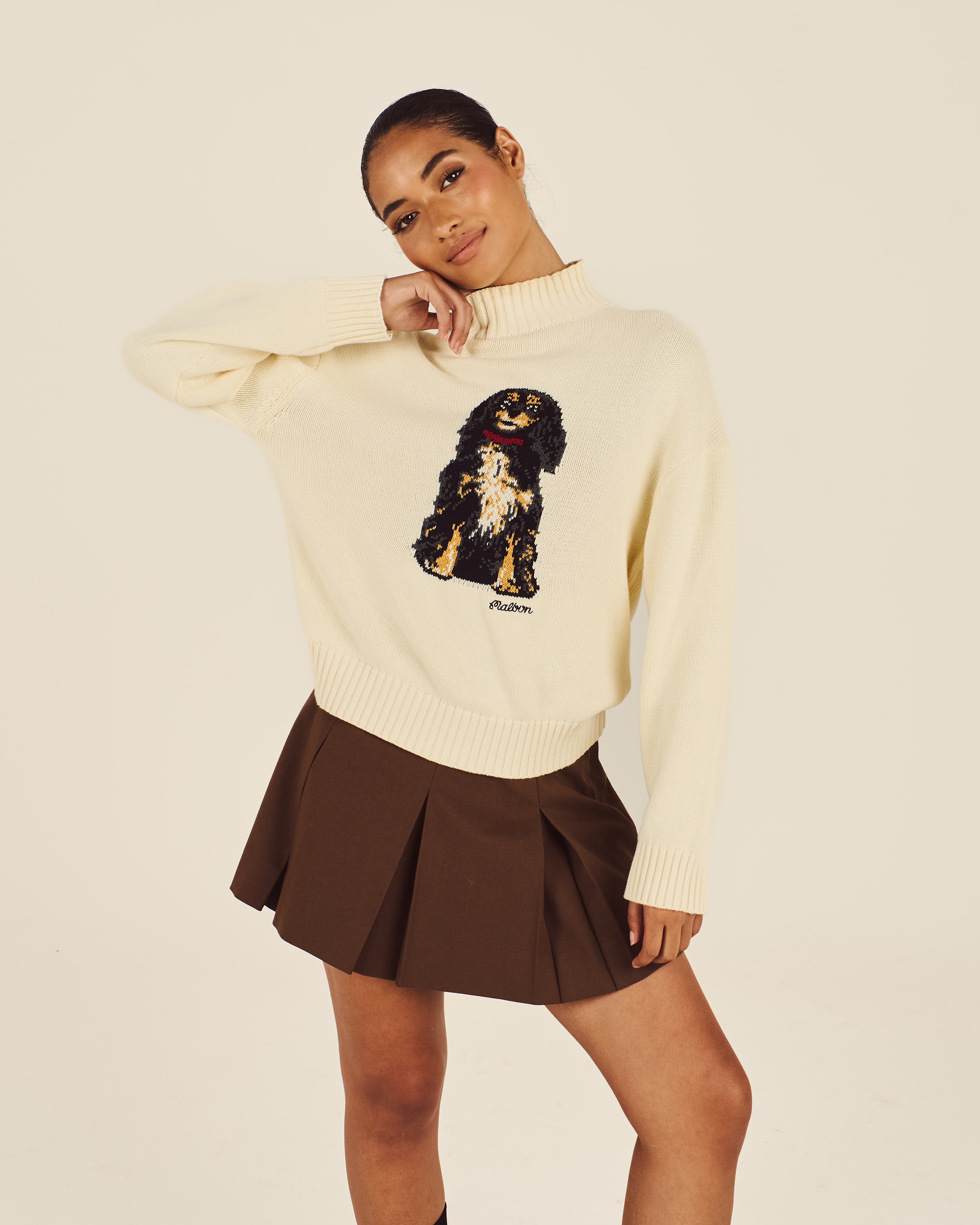 MAISIE INTARSIA SWEATER