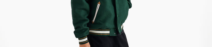 MALBON x FELT LETTERMAN JACKET