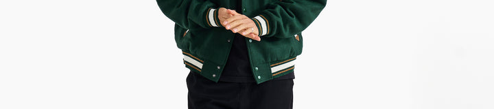 MALBON x FELT LETTERMAN JACKET