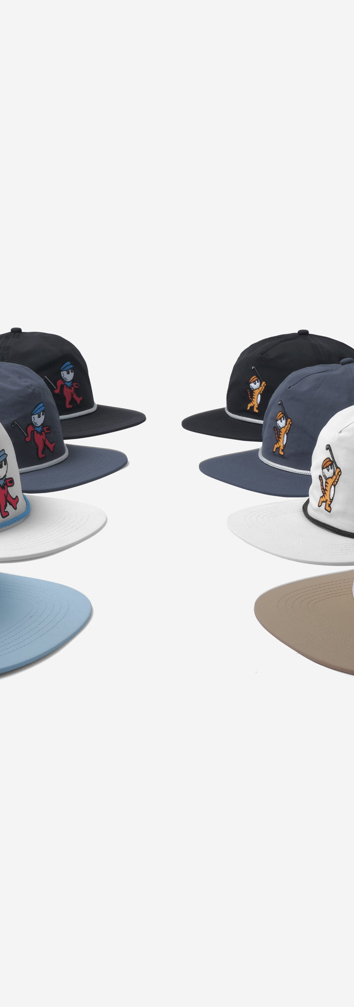 Dancing Buckets and Tiger Rope Hats Now in New Colors