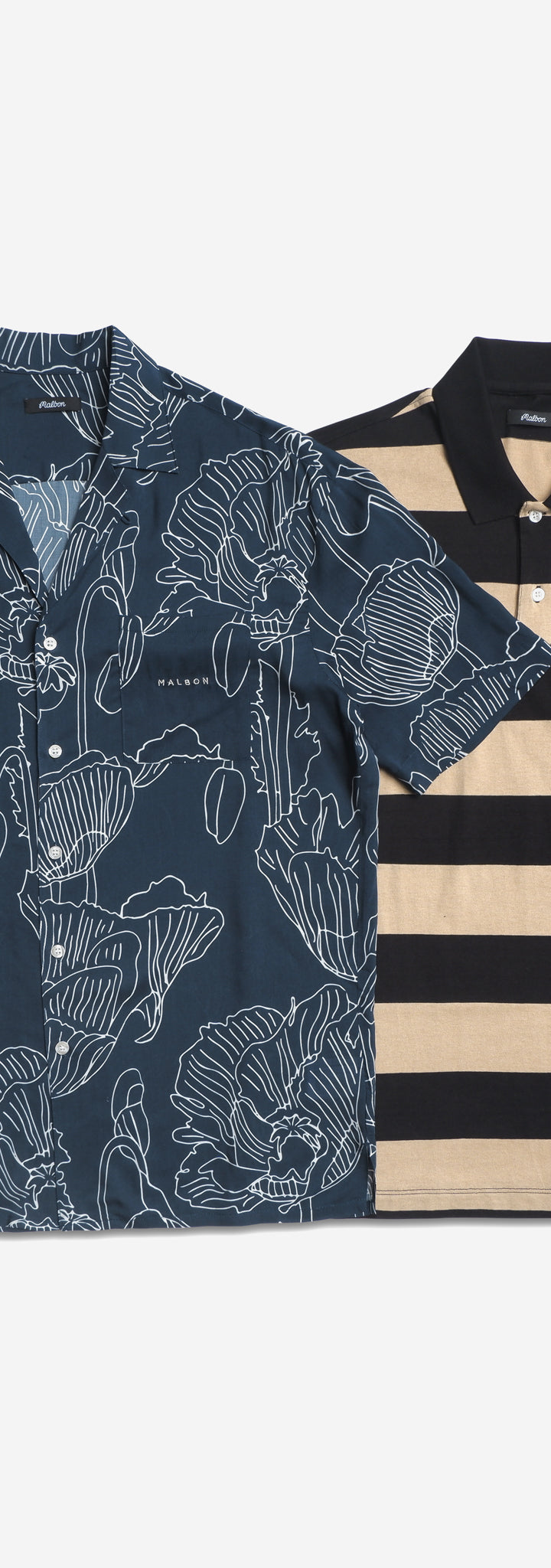 Magnolia Button Up and Striped Cod Shirt