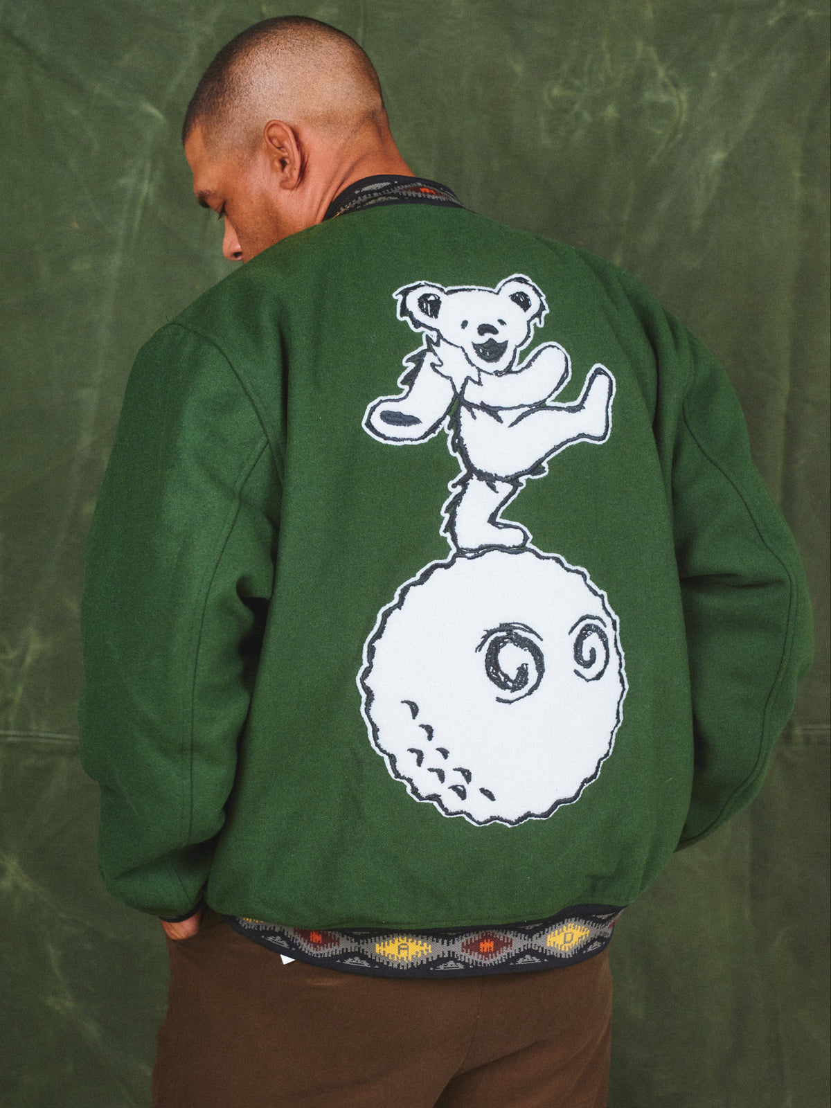 GRATEFUL DEAD LONG VACATION VARSITY JACKET