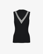 ACE SLEEVELESS MOCKNECK