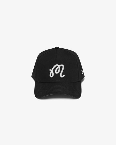 Malbon Golf × New Era 9FORTY キャップ ブラック MALBON X NEW ERA 9FORTY A-FRAME M SCRIPT – Malbon
