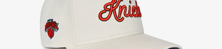 KNICKS SCRIPT 9FORTY A-FRAME SNAPBACK