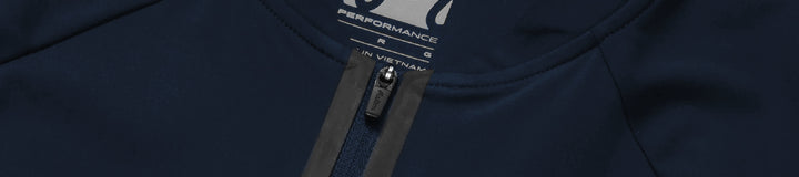 Performance Zip Blade Collar Polo