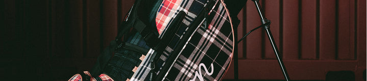 CLOT PLAID GOLF BAG