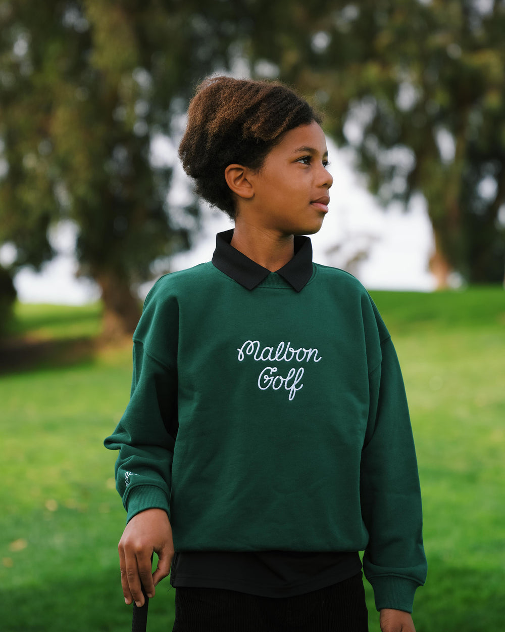 YOUTH HUNTER BUCKETS CREWNECK