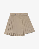 PLEATED WRAP SKIRT