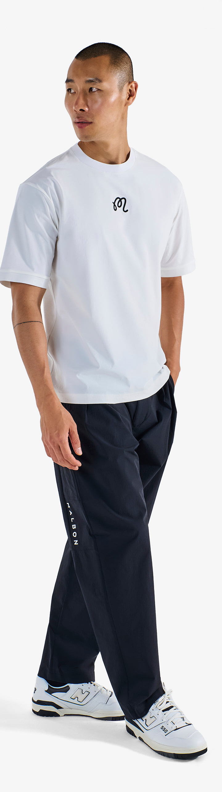 PRESERVE HYBRID MOCKNECK T-SHIRT