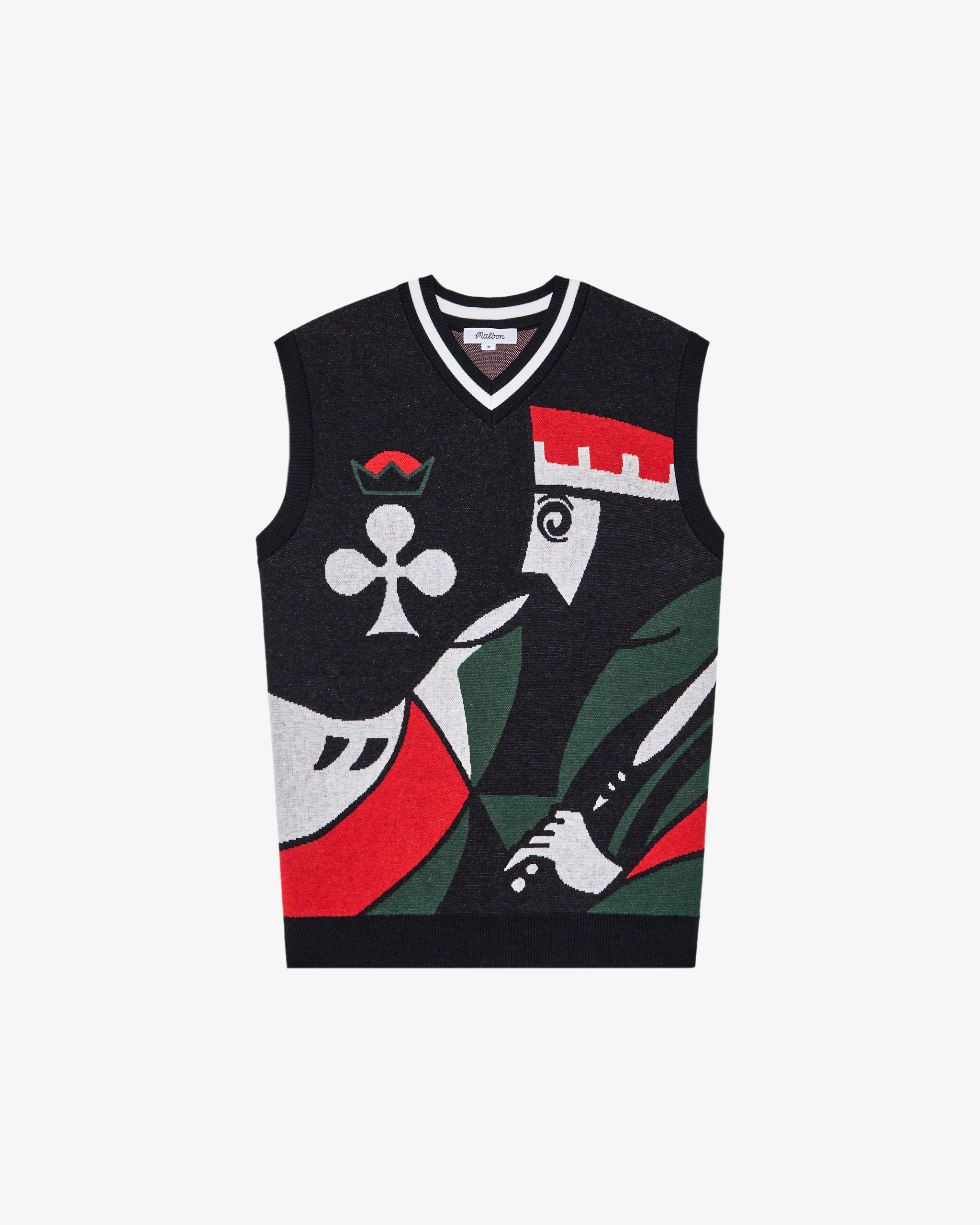 PRESERVE GRAPHIC JACQUARD SWEATER VEST