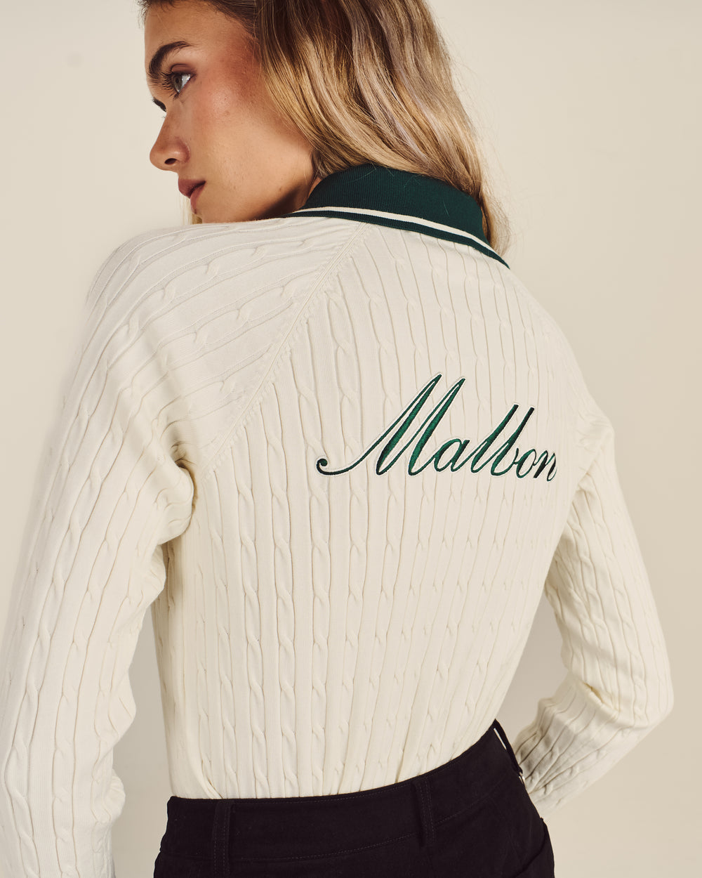 PRESERVE POINT COLLAR KNIT