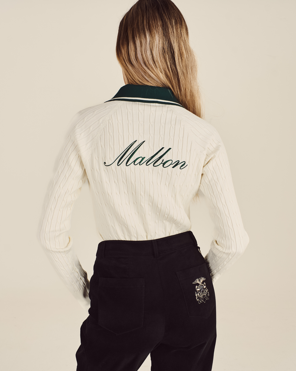 PRESERVE POINT COLLAR KNIT