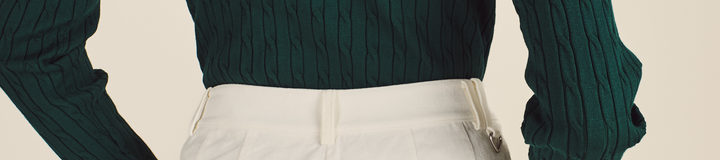 PRESERVE TAPERED TUCK PANTS