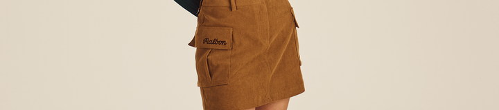 PRESERVE CORDUROY CARGO SKIRT