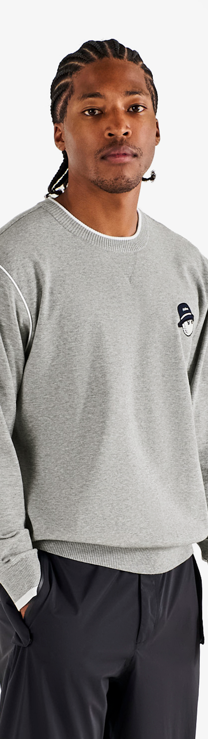 STUDIO SEOUL DOUBLE-KNIT MENS PULLOVER – Malbon STUDIO SEOUL DOUBLE-KNIT MENS PULLOVER – Malbon