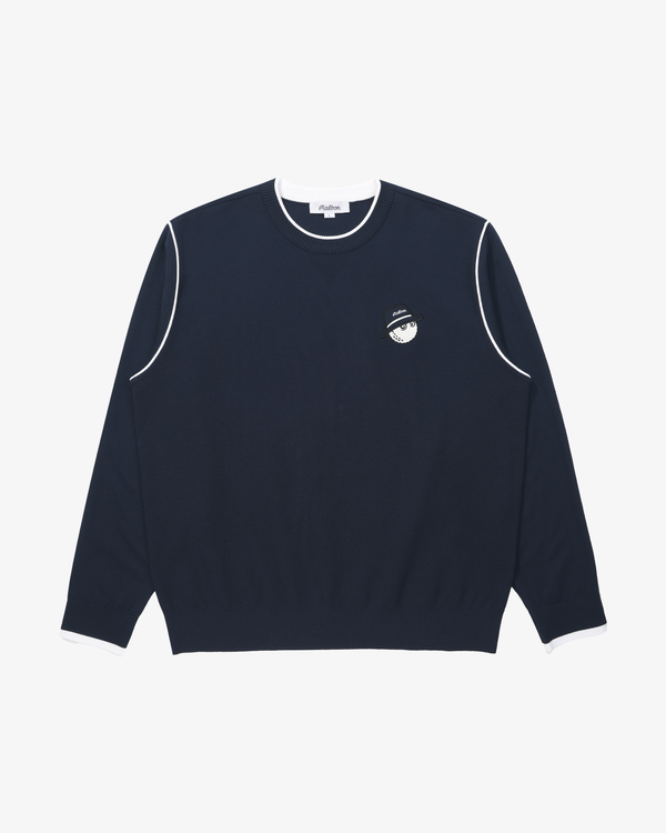 STUDIO SEOUL DOUBLE-KNIT MENS PULLOVER
