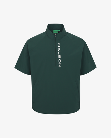 Malbon 半袖シャツ L ダークグリーン CLOT WINDSHIRT – Malbon