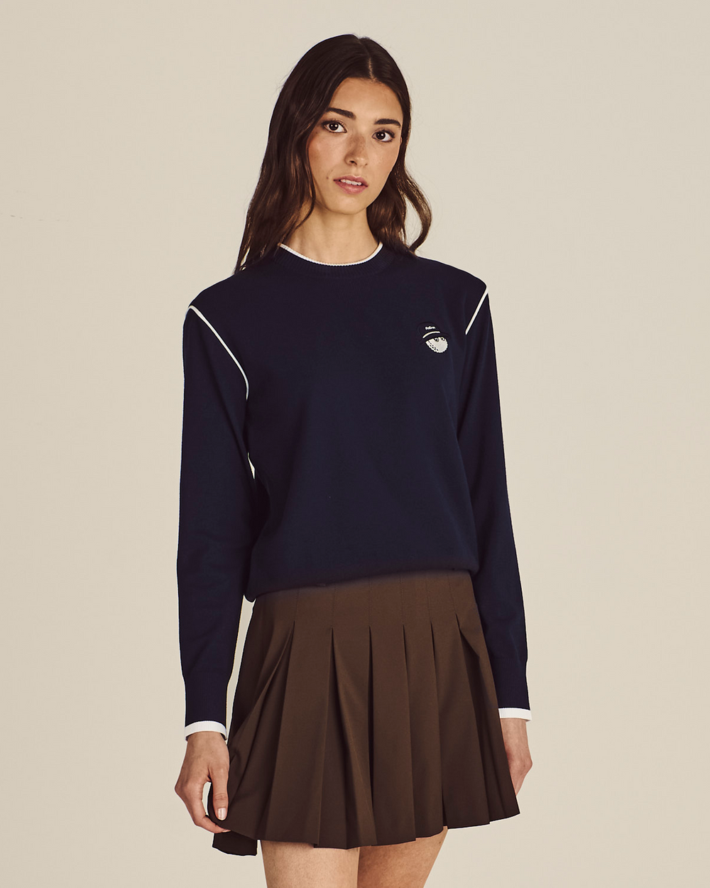 STUDIO SEOUL DOUBLE-KNIT WOMENS PULLOVER
